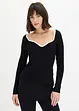 Pull en fine maille à passepoil contrastant, bonprix