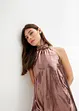 Robe courte en satin, bonprix
