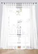 Lot de 2 voilages unis, bonprix