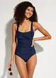 Maillot 1 pièce sculptant style croisé, maintien modéré, bonprix