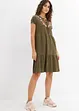 Robe-tunique en coton, manches courtes, bonprix