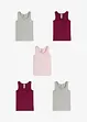 Lot de 5 débardeurs coton, bonprix