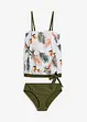 Tankini bandeau multi-positions (ens. 2 pces), bonprix