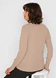 Pull basique en maille fine à col montant, bonprix