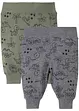 Lot de 2 pantalons bébé en coton, bonprix