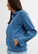 Veste en jean, style blouson, avec fermeture zippée, bonprix