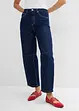 Jean Balloon taille haute et élastiquée, ultra doux, raccourci, bonprix