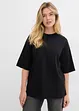 T-shirt long en interlock, bonprix
