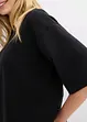 T-shirt long en interlock, bonprix