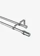 Tringle à rideau avec embouts cylindriques, bonprix