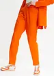 Pantalon cropped taille haute en lin et viscose, bonprix