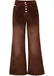 Pantalon en velours côtelé extensible, Wide, bonprix