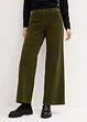 Pantalon large en velours côtelé, bonprix