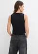 Gilet court sans manches, bonprix
