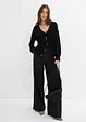 Pantalon palazzo en jersey milano confortable, bonprix