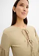Robe en jersey crêpe texturé, bonprix