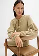 Robe en jersey crêpe texturé, bonprix