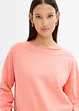 Sweat-shirt oversize en coton mélangé doux, bonprix