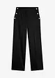 Pantalon à pont avec boutons décoratifs, bonprix