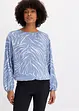 Blouse en satin imprimé, bonprix
