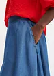 Jupe midi en Lyocell à taille élastiquée, bonprix