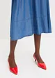 Jupe midi en Lyocell à taille élastiquée, bonprix