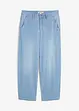 Jean balloon taille mi-haute ultra doux, cropped, bonprix