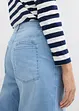 Jean balloon taille mi-haute ultra doux, cropped, bonprix