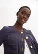 Veste en twill à boutons décoratifs, bonprix
