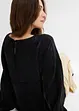 Blouse oversize nouée dans le dos, en viscose mélangée, bonprix