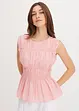 Blouse sans manches en viscose mélangée, bonprix