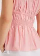 Blouse sans manches en viscose mélangée, bonprix