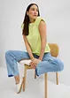 T-shirt boxy avec détail sur les manches, bonprix