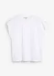 T-shirt boxy avec détail sur les manches, bonprix