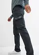 Pantalon cargo extensible, aspect délavé, Straight, bonprix