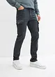 Pantalon cargo extensible, aspect délavé, Straight, bonprix