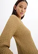 Robe courte en crêpe texturé, bonprix