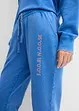 Pantalon imprimé en molleton épais, bonprix