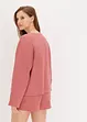 Ensemble d'intérieur en jersey gaufré avec short, bonprix
