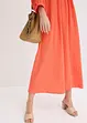 Robe midi en jersey texturé, bonprix