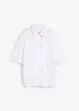 Polo en viscose mélangée à épaulettes, bonprix