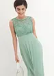 Robe longue avec empiècement dentelle, bonprix
