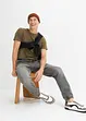 Jean jogger droit taille élastiquée, regular, bonprix