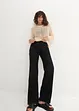 Pantalon large en lin mélangé, bonprix