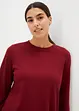 T-shirt manches longues Essential, coton lourd, bonprix