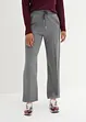 Pantalon en punto di roma à plis repassés et taille élastique, bonprix