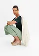 T-shirt cache-cœur en viscose extensible, bonprix