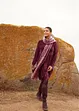 Mini-robe en velours élastique, bonprix