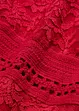 Robe en dentelle avec empiècement crochet, bonprix