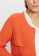 Gilet en maille bouclette façon tweed, bonprix